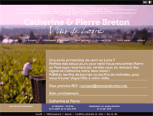 Tablet Screenshot of domainebreton.net